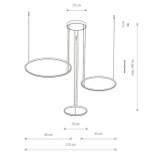 Подвесная люстра Nowodvorski Circolo Led White 11602