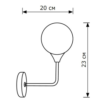 Бра Lighthall Vivari LH012140