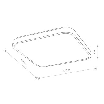 Потолочный cветильник Nowodvorski Agnes Square Led Pro White 10991