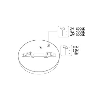 Встраиваемый светильник Nowodvorski Multi Led M White 11357