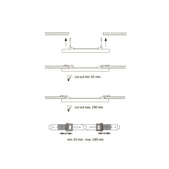 Встраиваемый светильник Nowodvorski Multi Led M White 11357