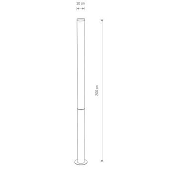 Уличный светильник Nowodvorski Mia Led L Black 11375