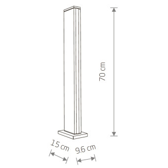 Уличный светильник Nowodvorski Slit Led Black 11376