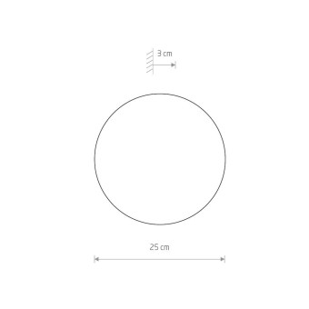 Настенный светильник Nowodvorski Ring Led M White 7638